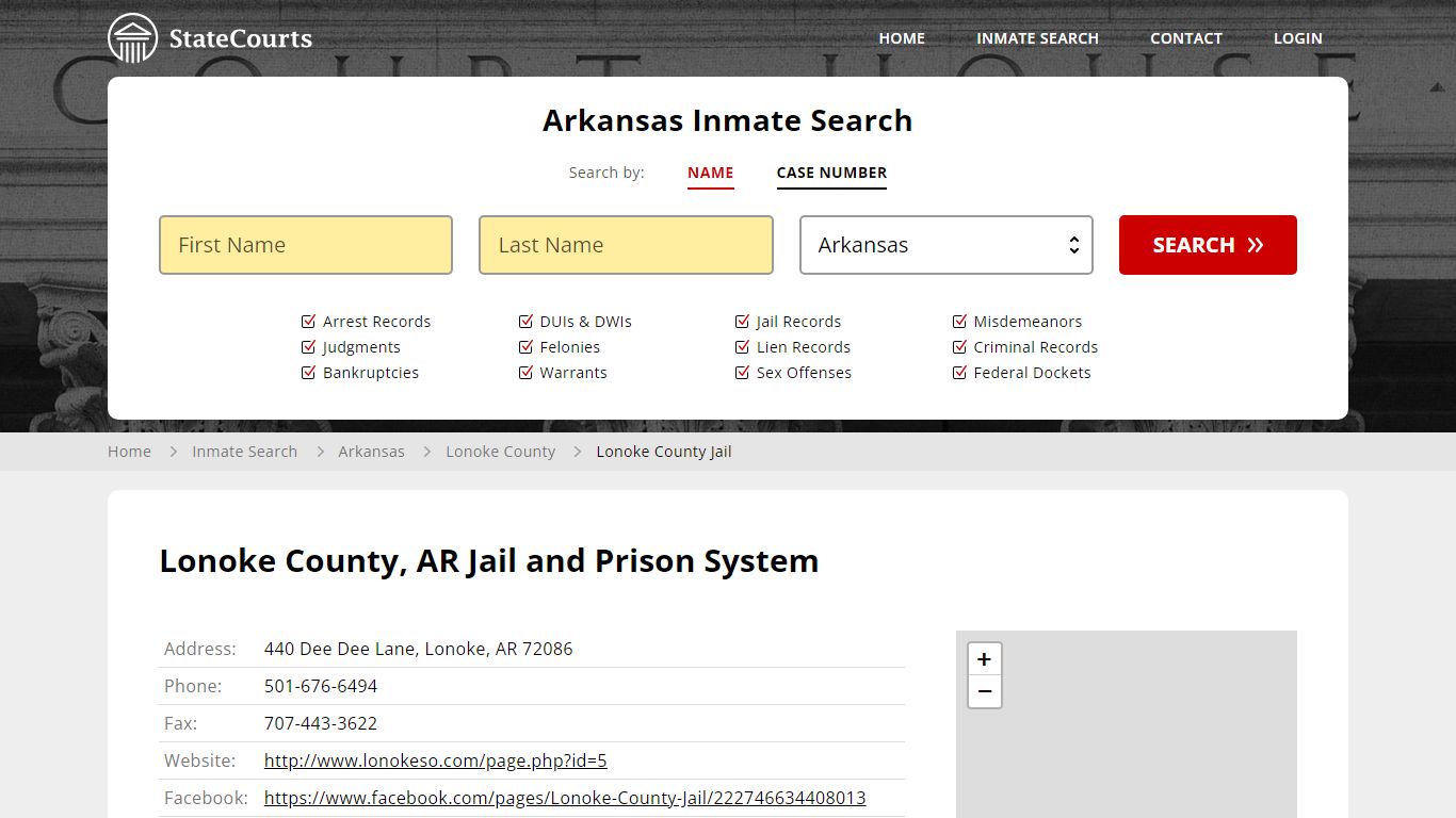 Lonoke County Jail Inmate Records Search, Arkansas - StateCourts